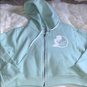 Celestial bodiez crop sweatshirt